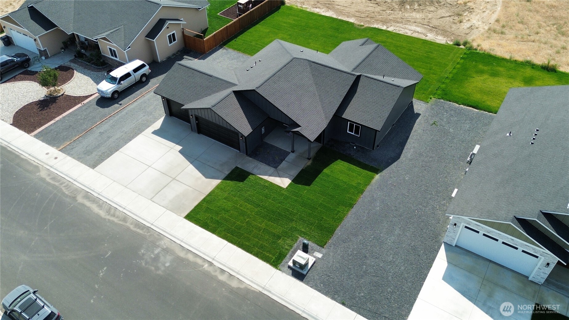 70 Sunwest Drive Ephrata, WA 98823 - Photo 4 of 34 an aerial view of a house with a garden