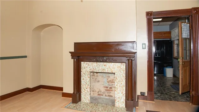 a close view of cabinet