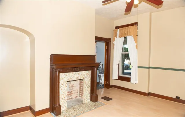 a view of front door and hallway