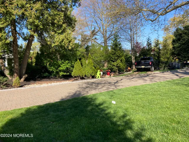 a view of green field with trees