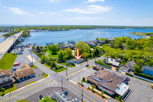 an aerial view of residential building with outdoor space