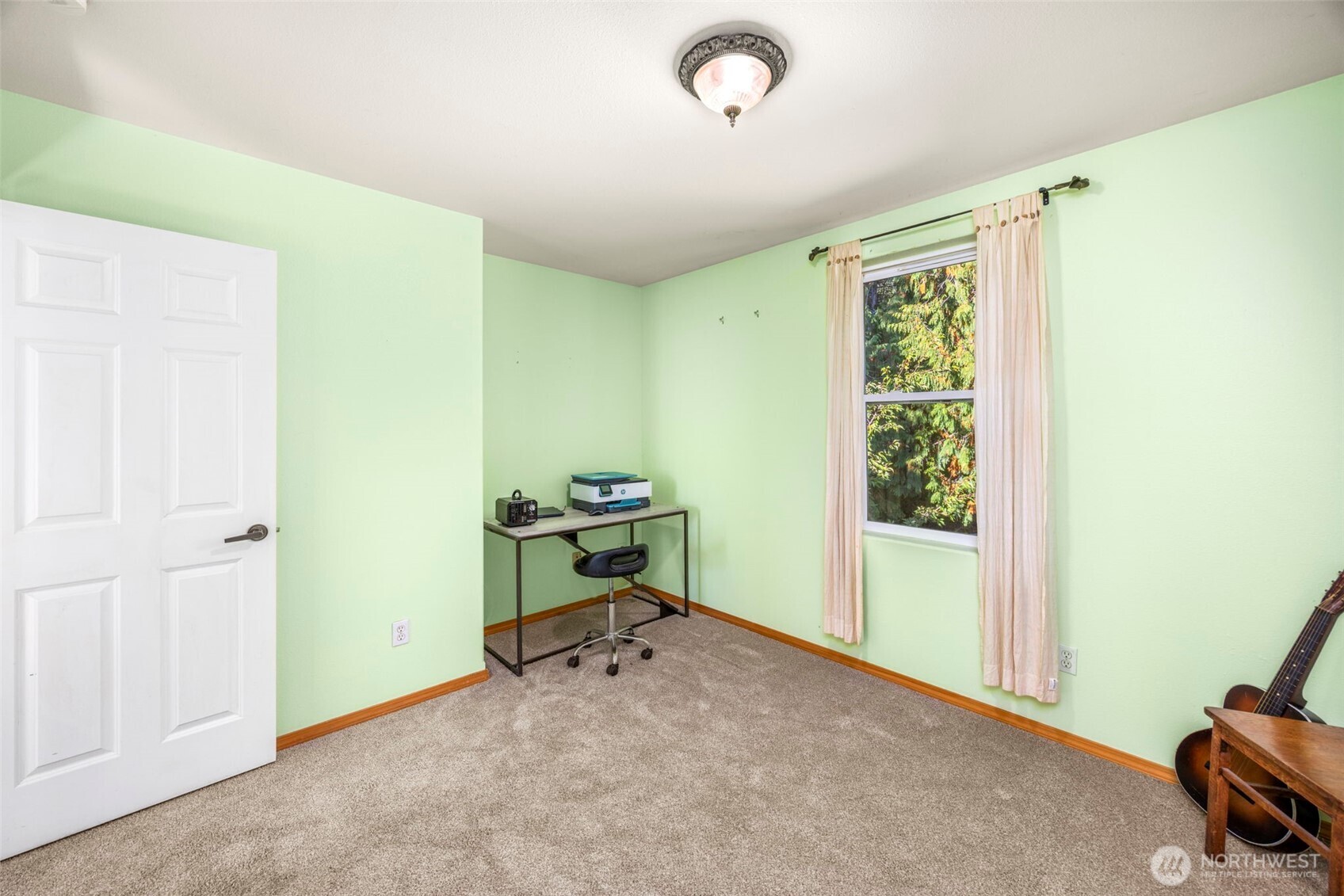 24165 Port Gamble Road Northeast Poulsbo, WA 98370 - Photo 24 of 37 a view of room with workspace and windows