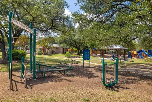 a view of outdoor seating space