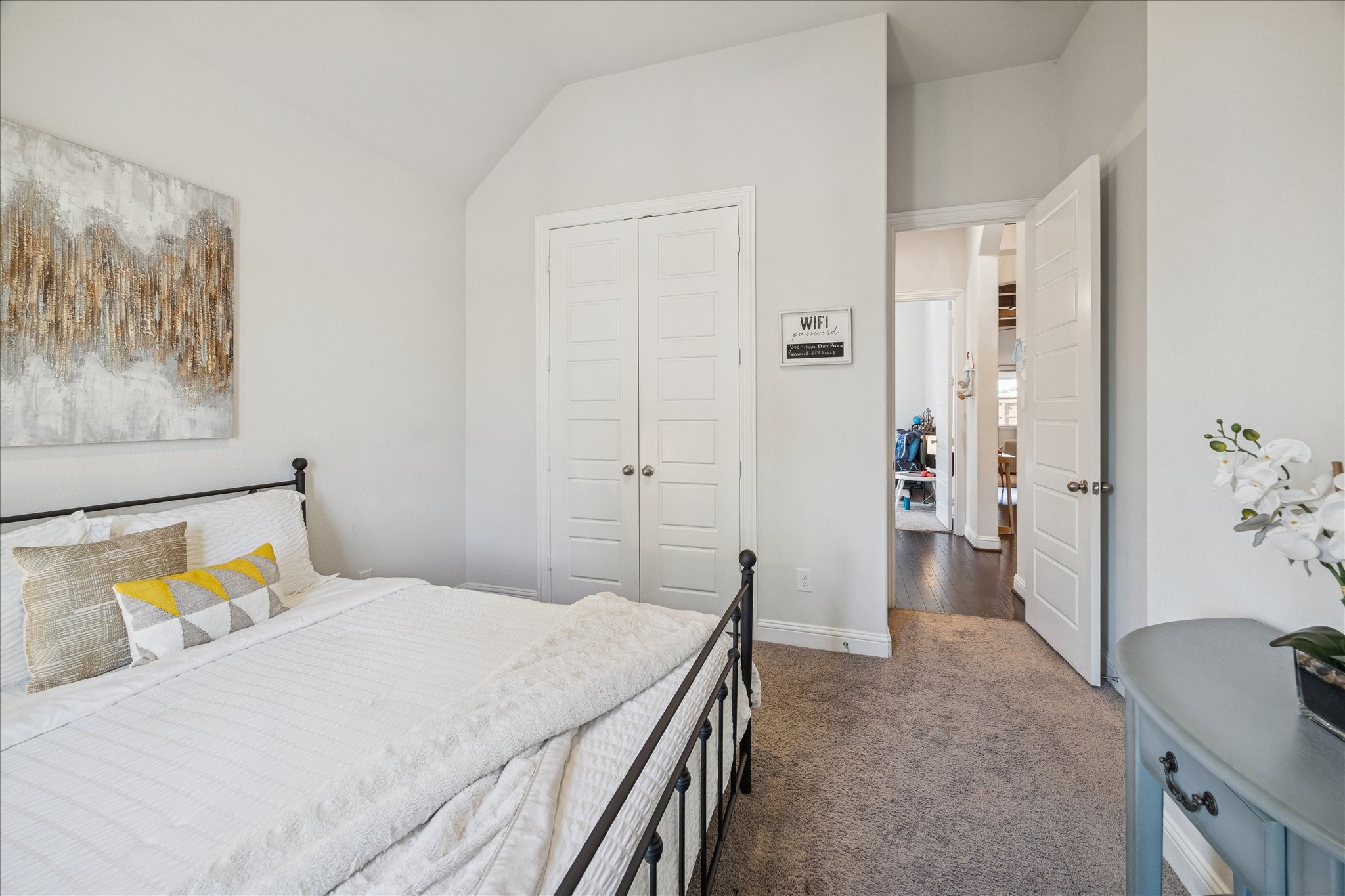 25214 Dewstone Way Porter, TX 77365 - Photo 20 of 29 Another view of bedroom #2 that leads to the third bedroom and adjoining bathroom.