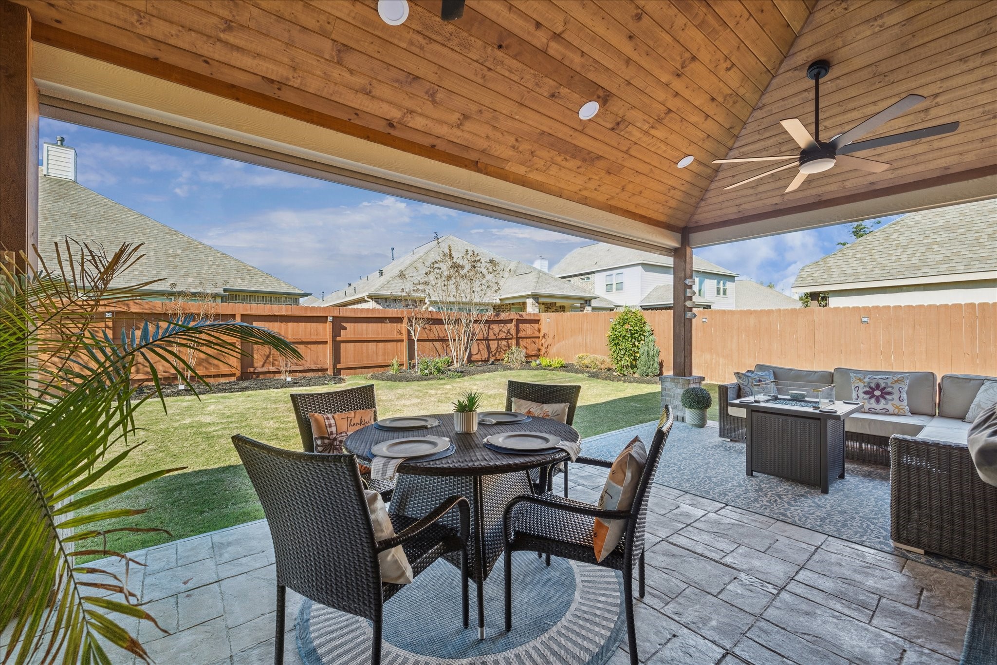 25214 Dewstone Way Porter, TX 77365 - Photo 25 of 29 This inviting area will be the perfect spot for many outdoor get togethers or just enjoy some relaxing time alone.