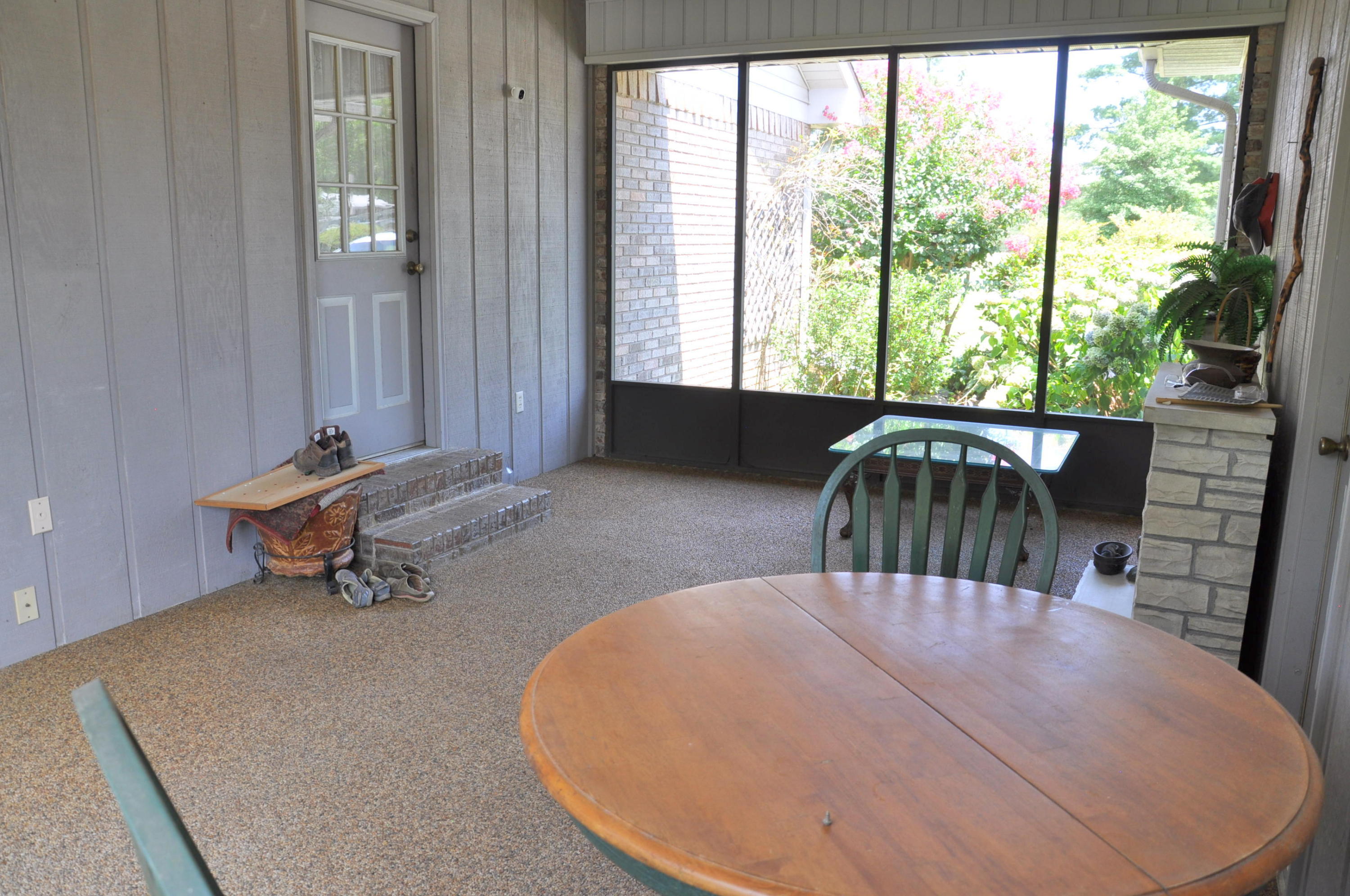 4472 North Marble Top Road Chickamauga, GA 30707 - Photo 28 of 50 Screened Porch with Electric Fireplace