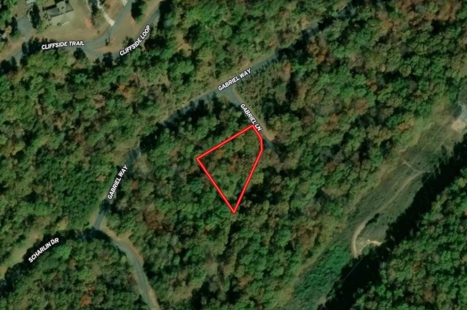 8 Gabriel Way Pickens, SC 29671 - Photo 2 of 12 This aerial view showcases a verdant, wooded lot, perfectly situated for peaceful living.