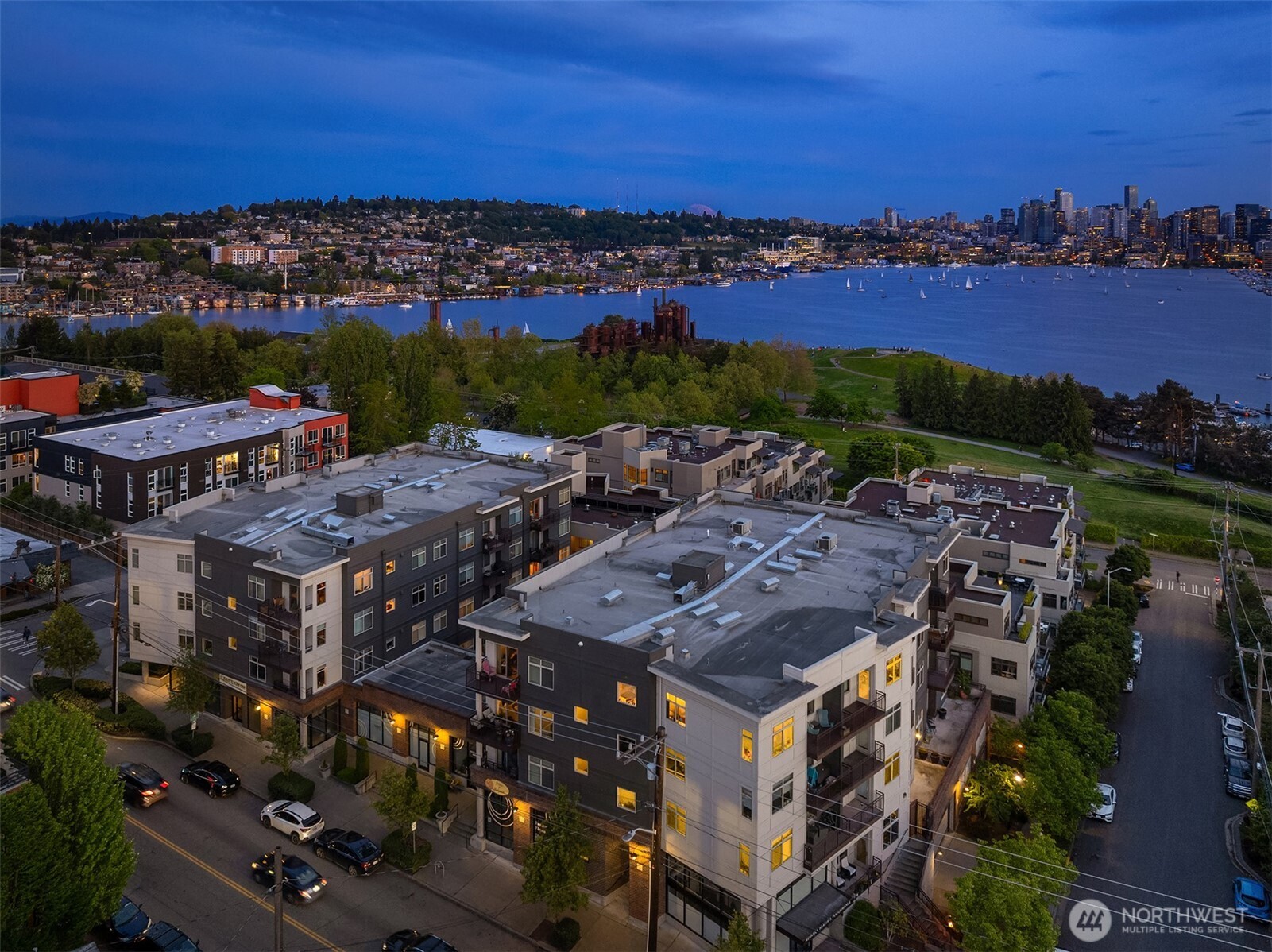 1730 North Northlake Way, Unit 415 Seattle, WA 98103 - Photo 37 of 40 a view of a city in the city