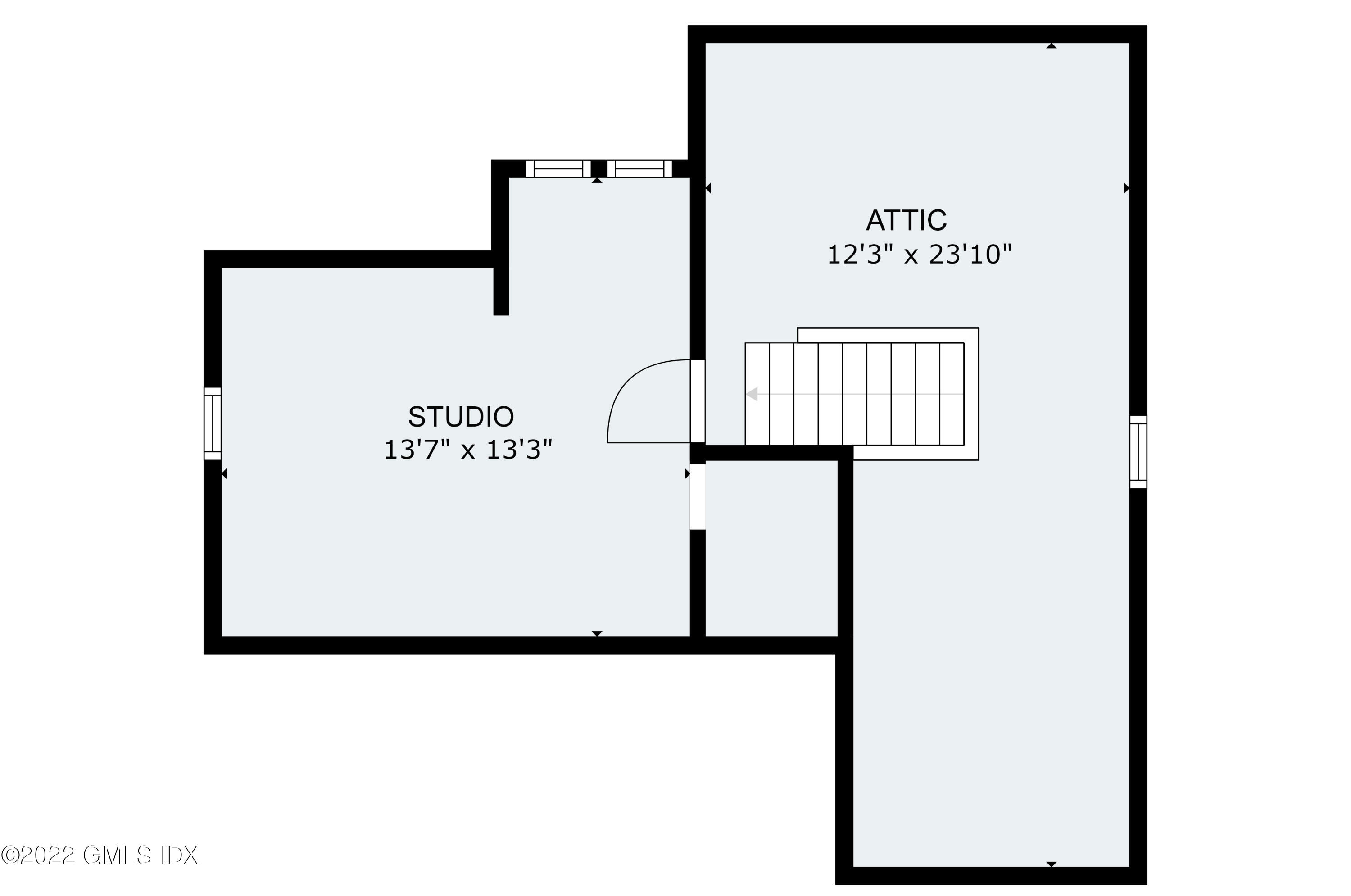 8 Hassake Road Old Greenwich, CT 06870 - Photo 35 of 37 Attic Floor Plan
