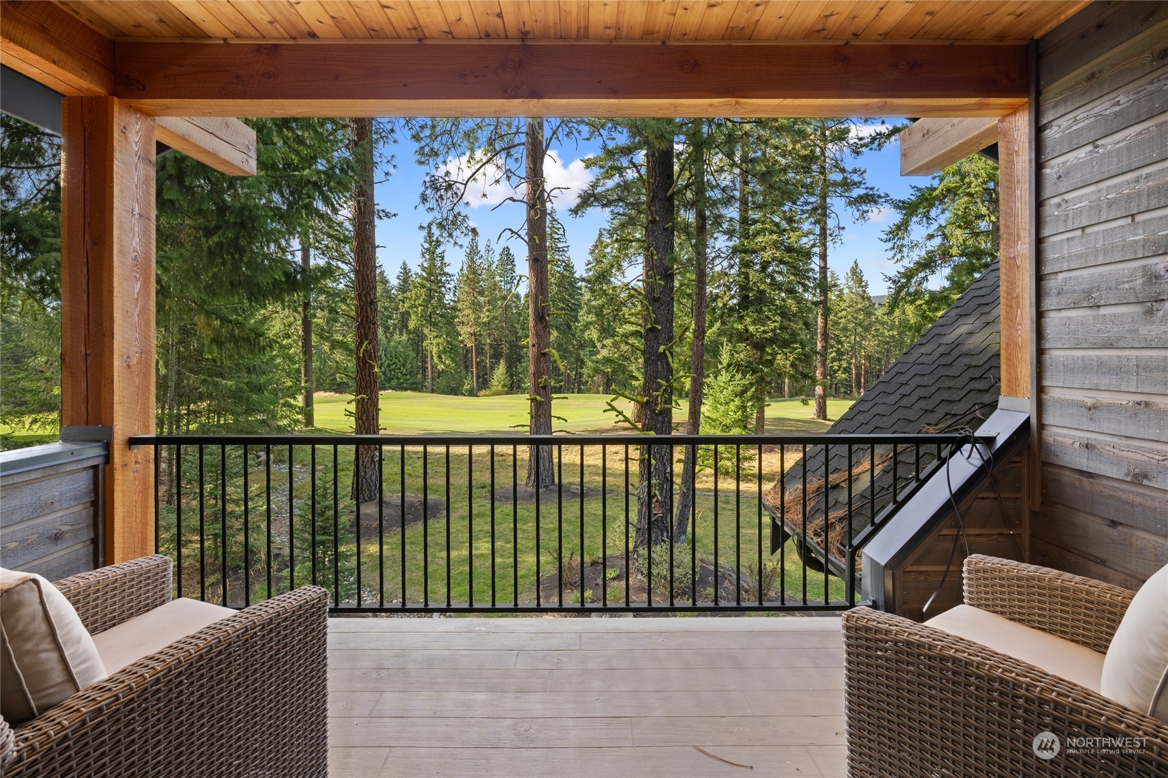 351 Maple Leaf Loop Cle Elum, WA 98922 - Photo 23 of 40 a balcony with a view of the outdoor space