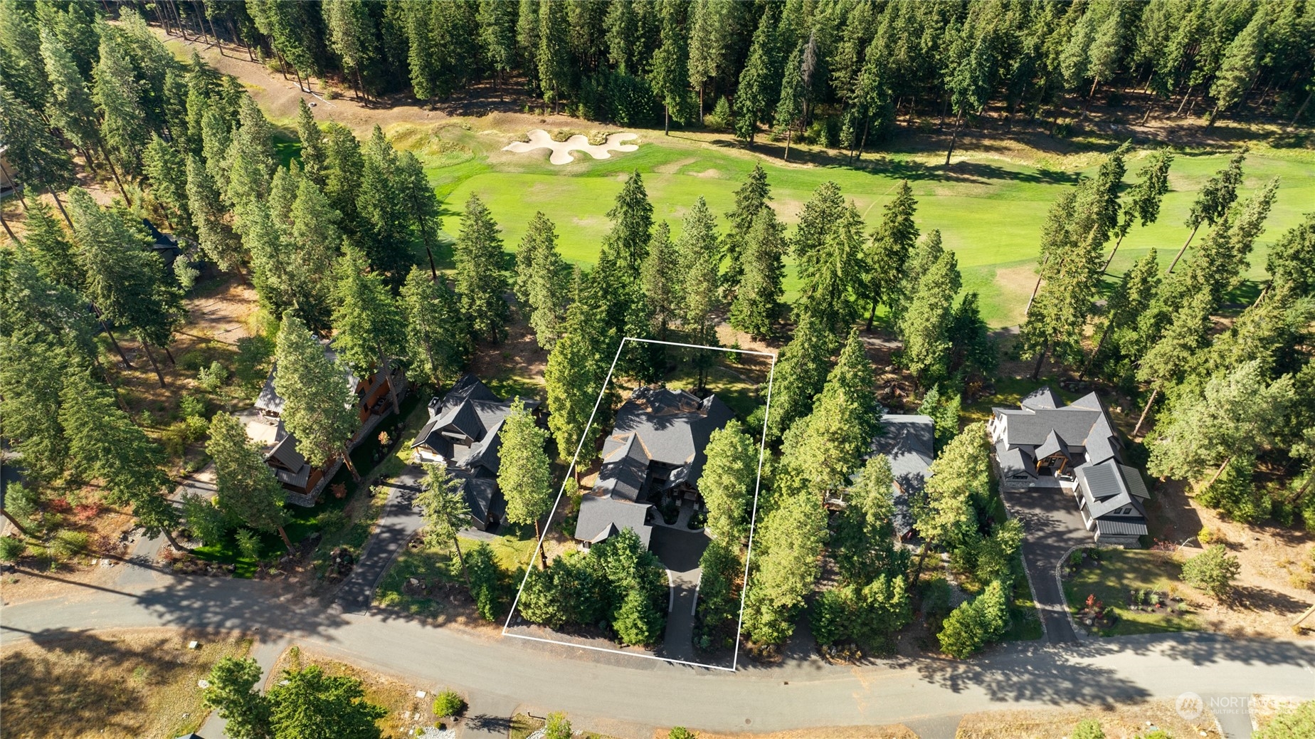 351 Maple Leaf Loop Cle Elum, WA 98922 - Photo 37 of 40 a view of swimming pool of the house along with trees
