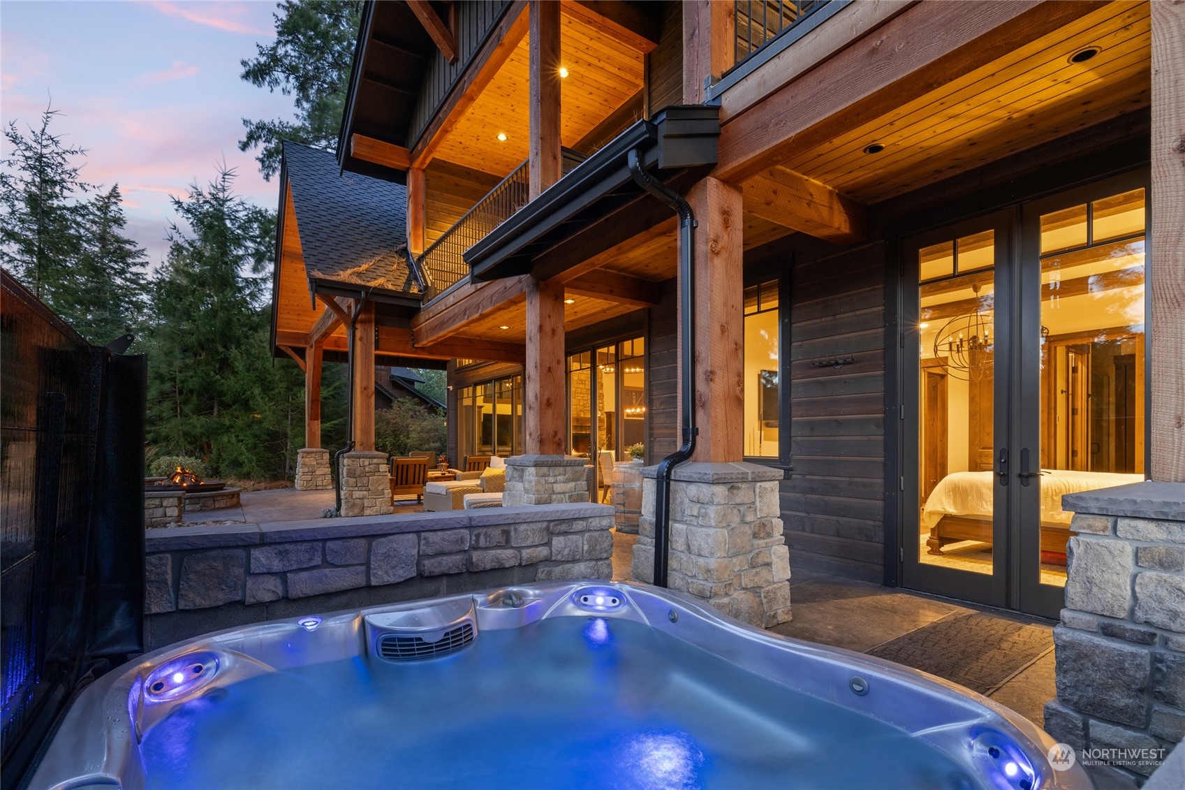 351 Maple Leaf Loop Cle Elum, WA 98922 - Photo 39 of 40 a backyard of a house with seating space