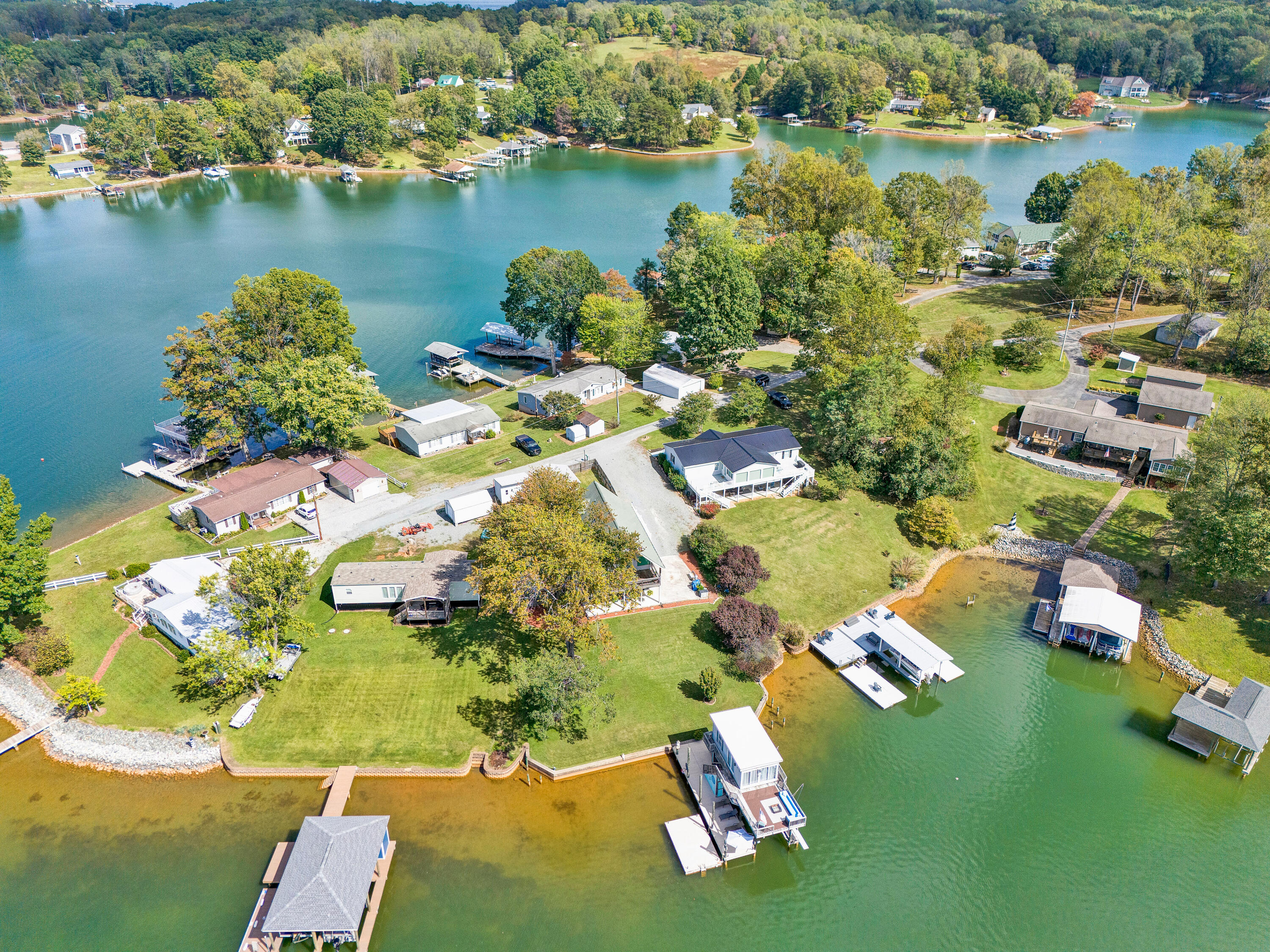 337 Emerald Point Penhook, VA 24137 - Photo 76 of 77 Aerial House View