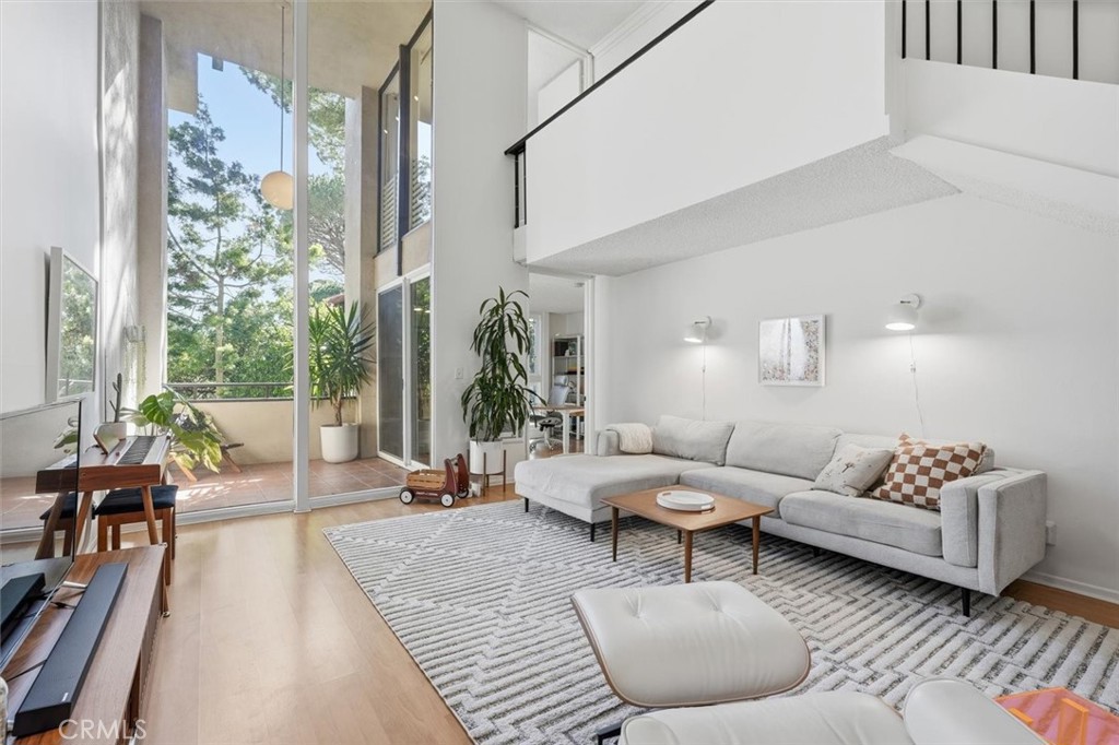 Bright private living room