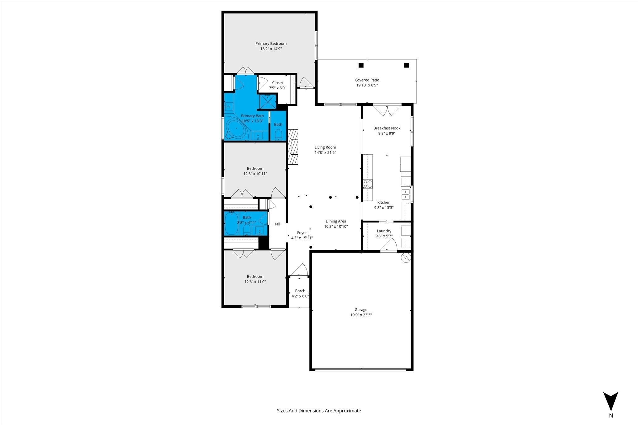 1003 Weatherby Street South Saraland, AL 36571 - Photo 31 of 31 View of room layout