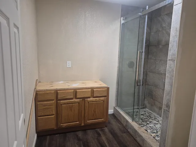 wooden floor in an empty room