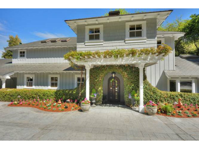 15670 Peach Hill Road Saratoga, CA 95070 - Photo 3 of 25 a view of a house with potted plants