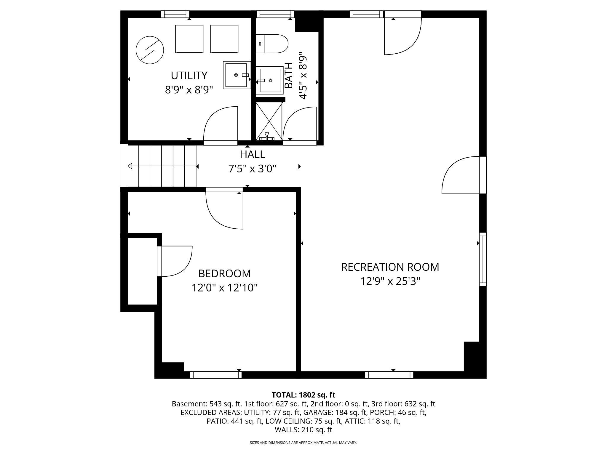 7708 Jansen Drive Springfield, VA 22152 - Photo 50 of 51 Floor Plan _ Lower level