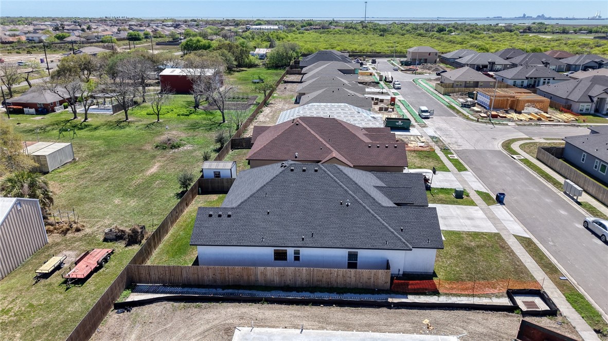118 Amethyst Street Portland, TX 78374 - Photo 32 of 39 an aerial view of residential houses with outdoor space