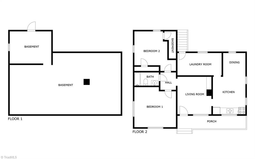 607 Arch Street High Point, NC 27260 - Photo 23 of 23 Floorplan