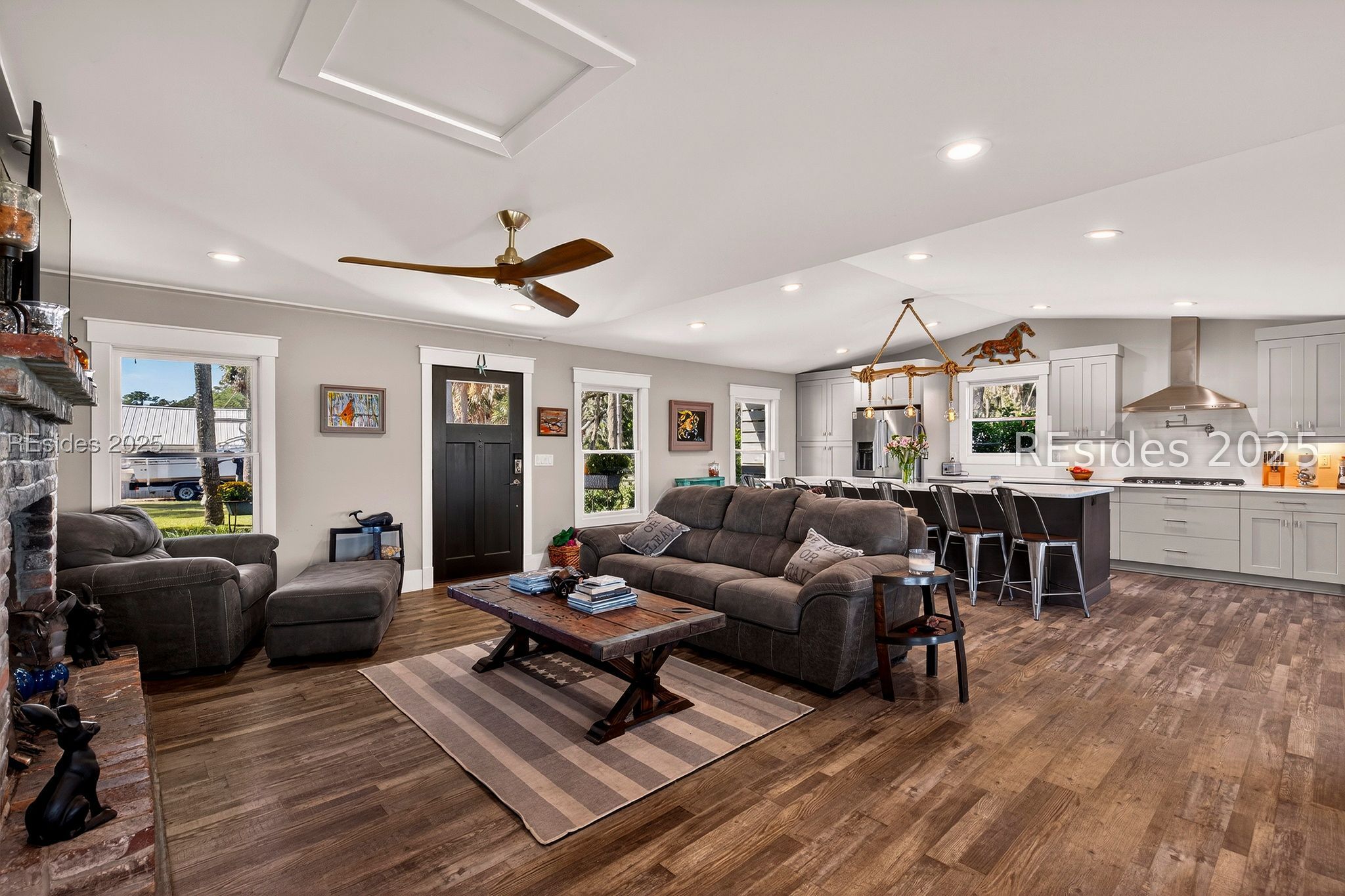 90 Calhoun Plantation Road Okatie, SC 29909 - Photo 17 of 80 Expansive Open Great Room Kitchen, Dining and Bar