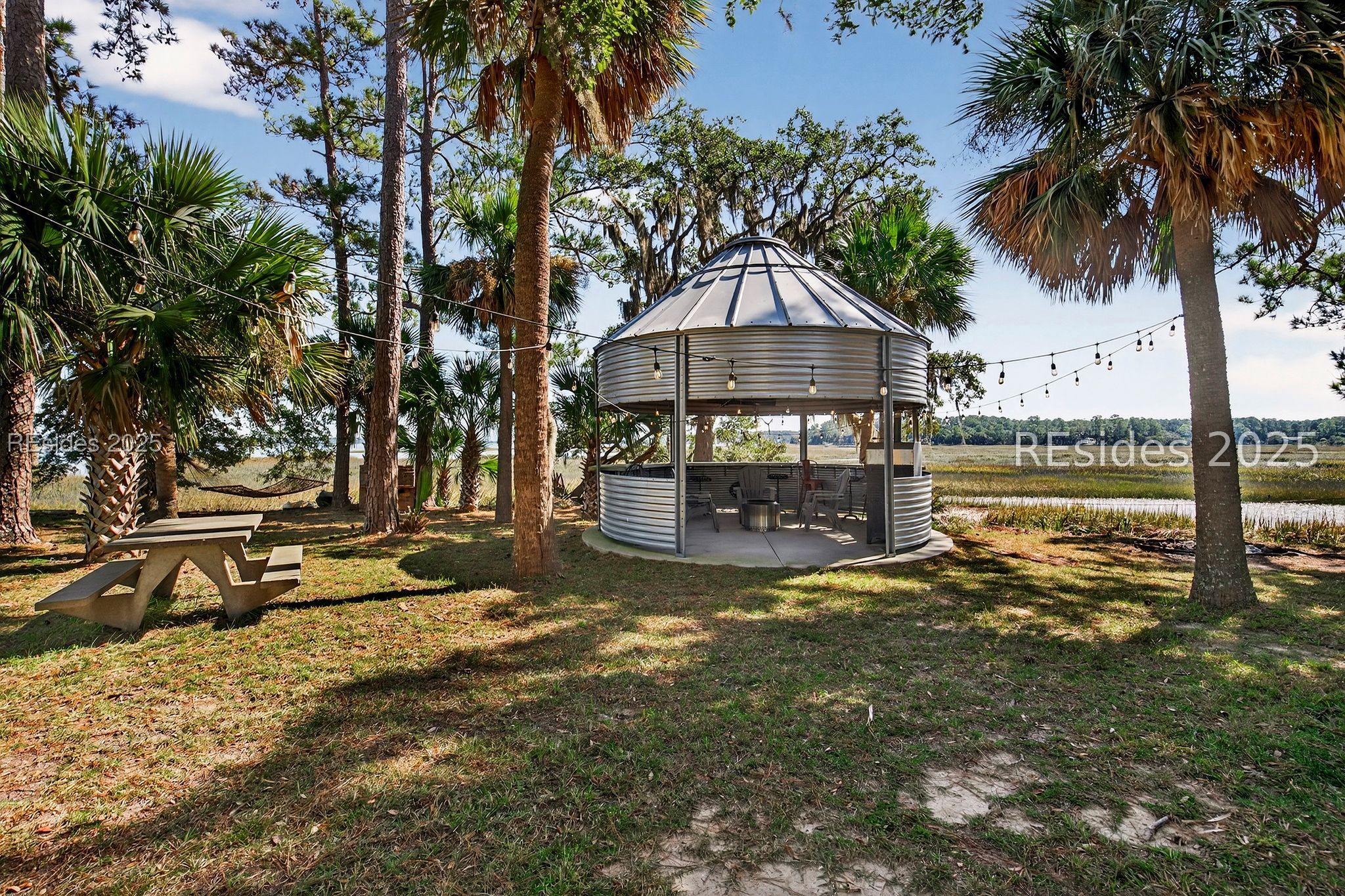 90 Calhoun Plantation Road Okatie, SC 29909 - Photo 57 of 80 Grilling Pavillion & Fire pit