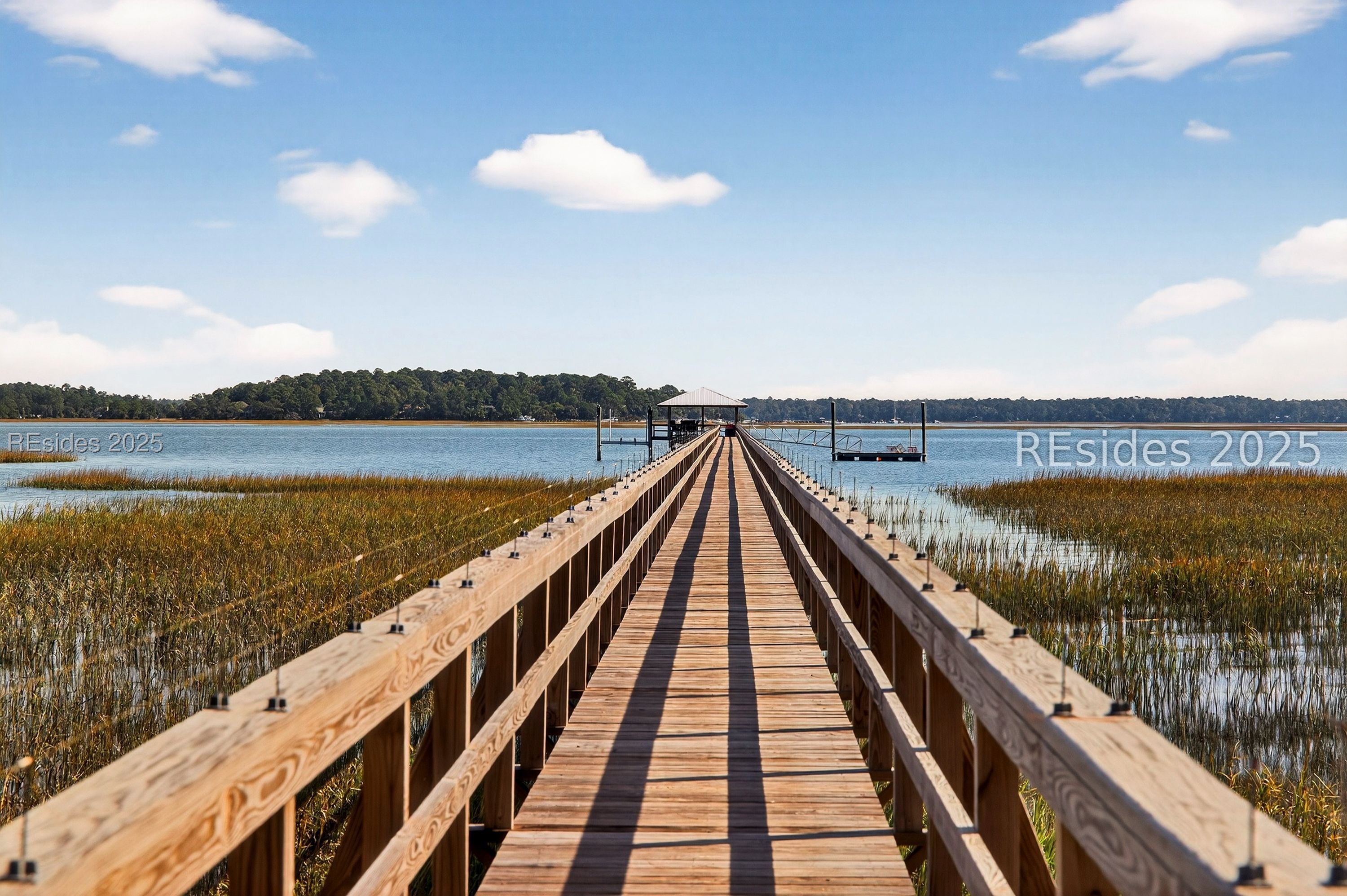 90 Calhoun Plantation Road Okatie, SC 29909 - Photo 7 of 80 Dock and pier head w/ Float & Lift 90CP