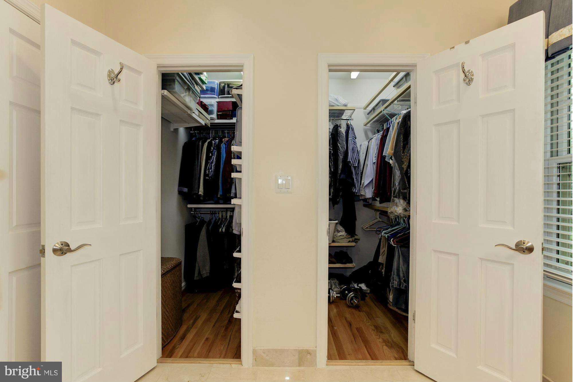 3866 North Ridgeview Road Arlington, VA 22207 - Photo 12 of 30 Master Bedroom Walk-In Closets