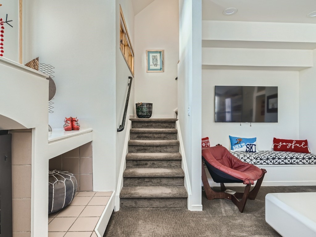 2017 Soda Ridge Road, Unit 1939 Keystone, CO 80435 - Photo 12 of 27 a view of a livingroom with furniture and staircase