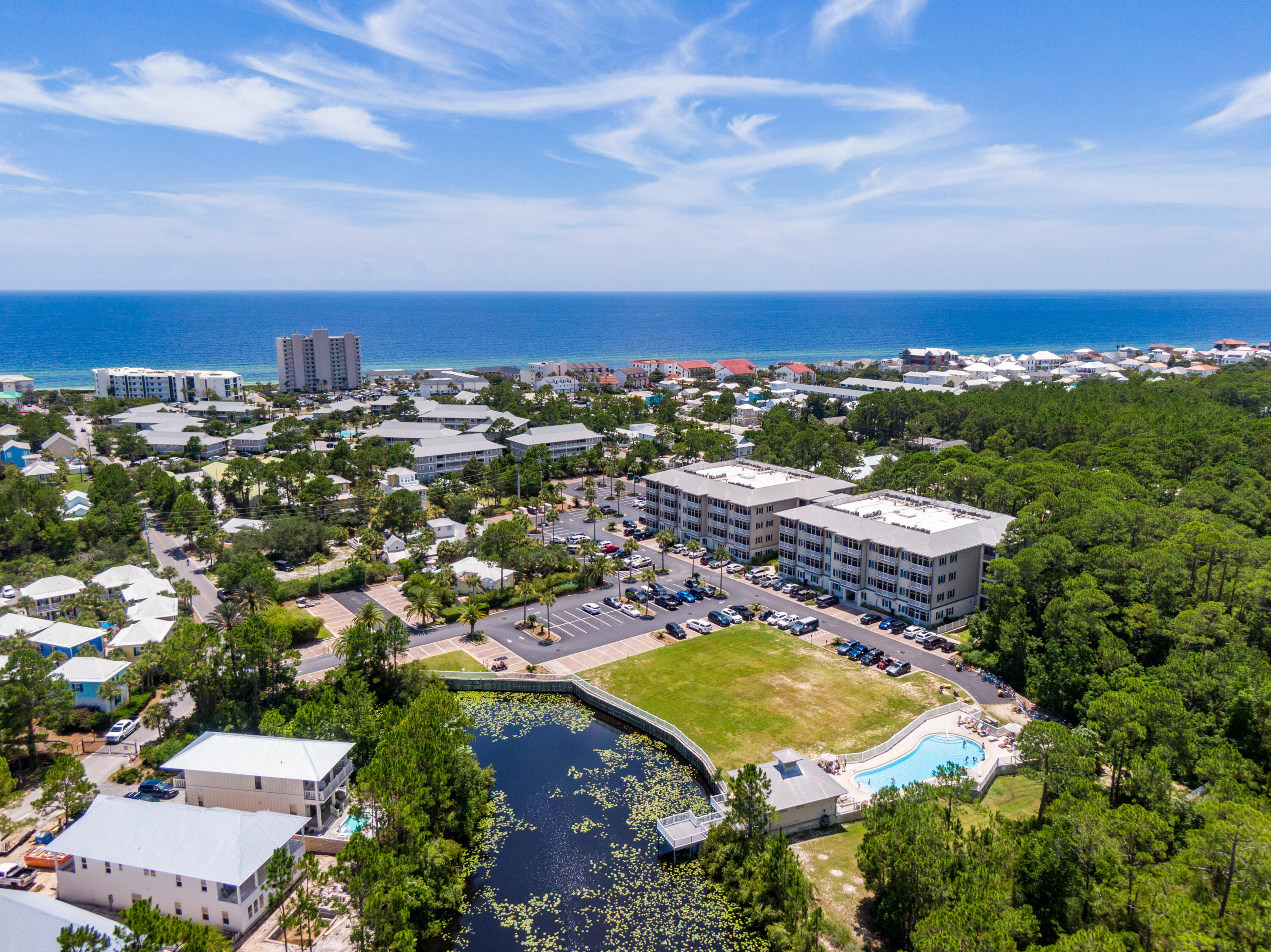 231 Somerset Bridge Road, Unit 1207 Santa Rosa Beach, FL 32459 - Photo 35 of 48 an aerial view of residential houses with outdoor space