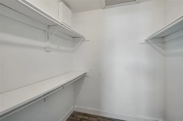 a close up view of racks on the wall