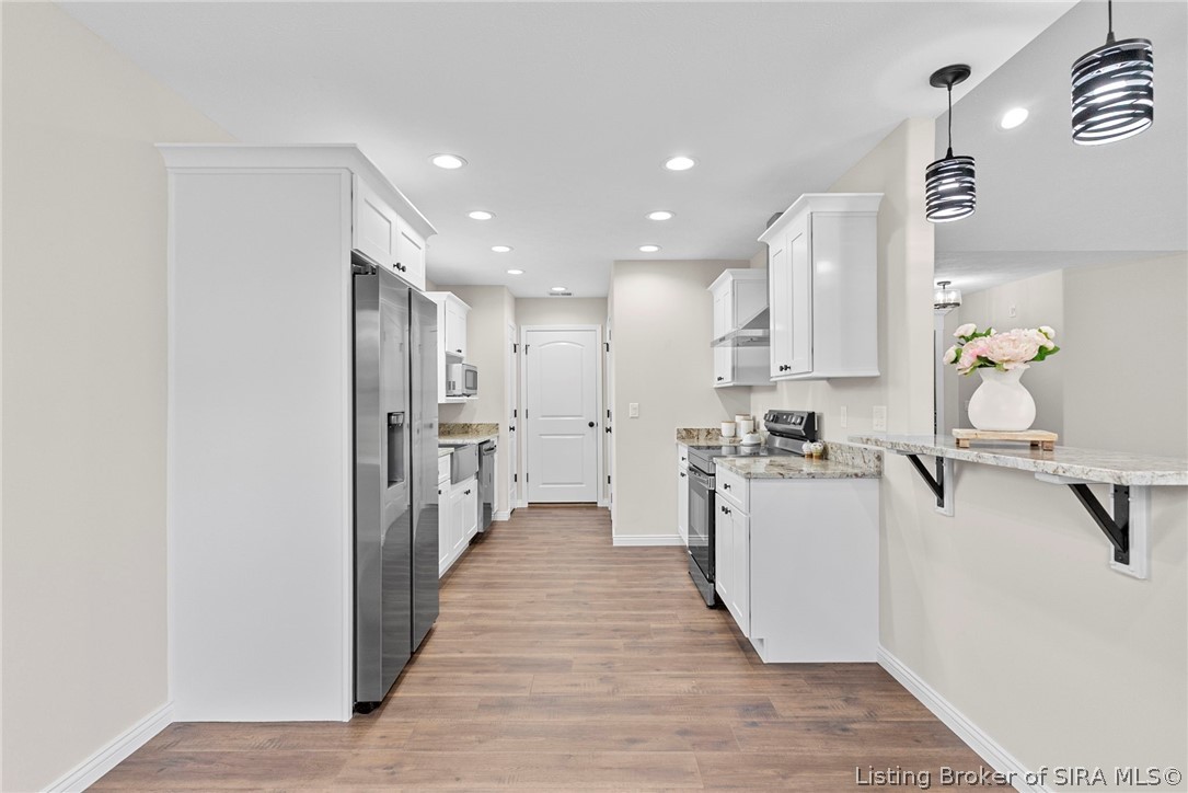 379 Garrison Street Hanover, IN 47243 - Photo 8 of 29 Kitchen with breakfast bar