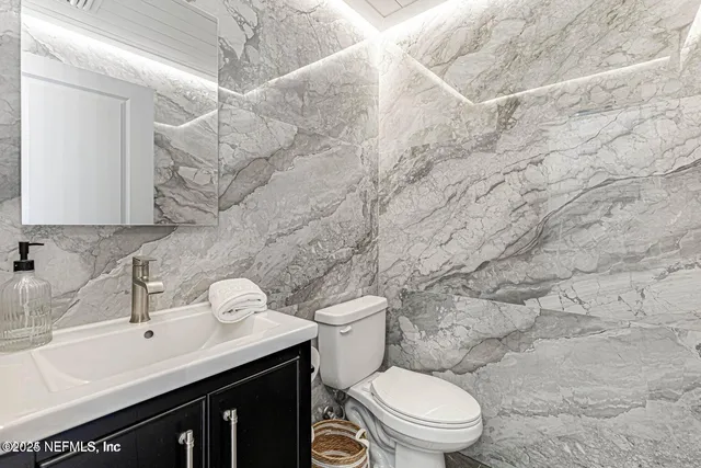 a view of an outdoor space with seating area