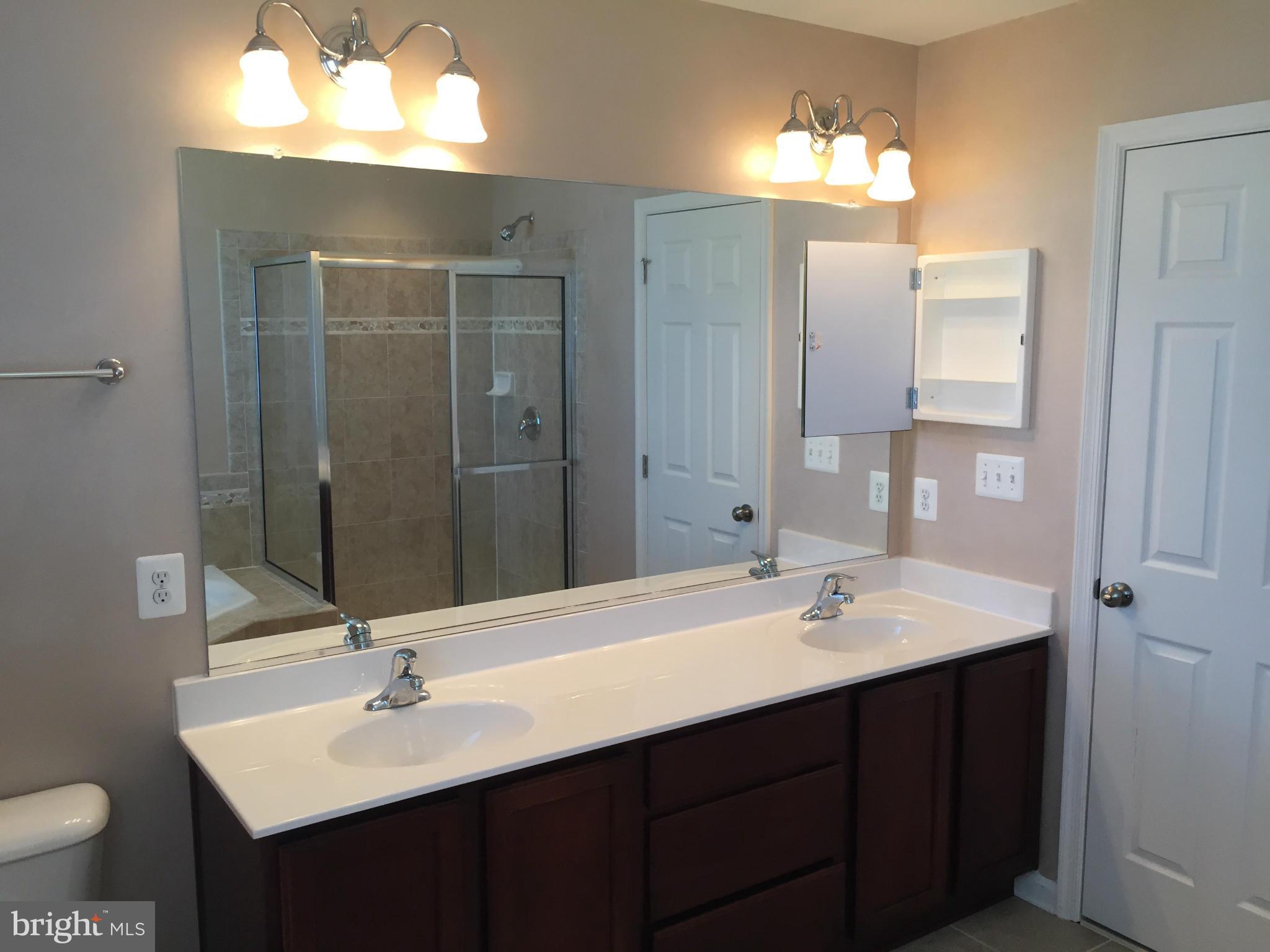 26 Riparian Lane Ranson, WV 25438 - Photo 18 of 28 a bathroom with a sink vanity and mirror