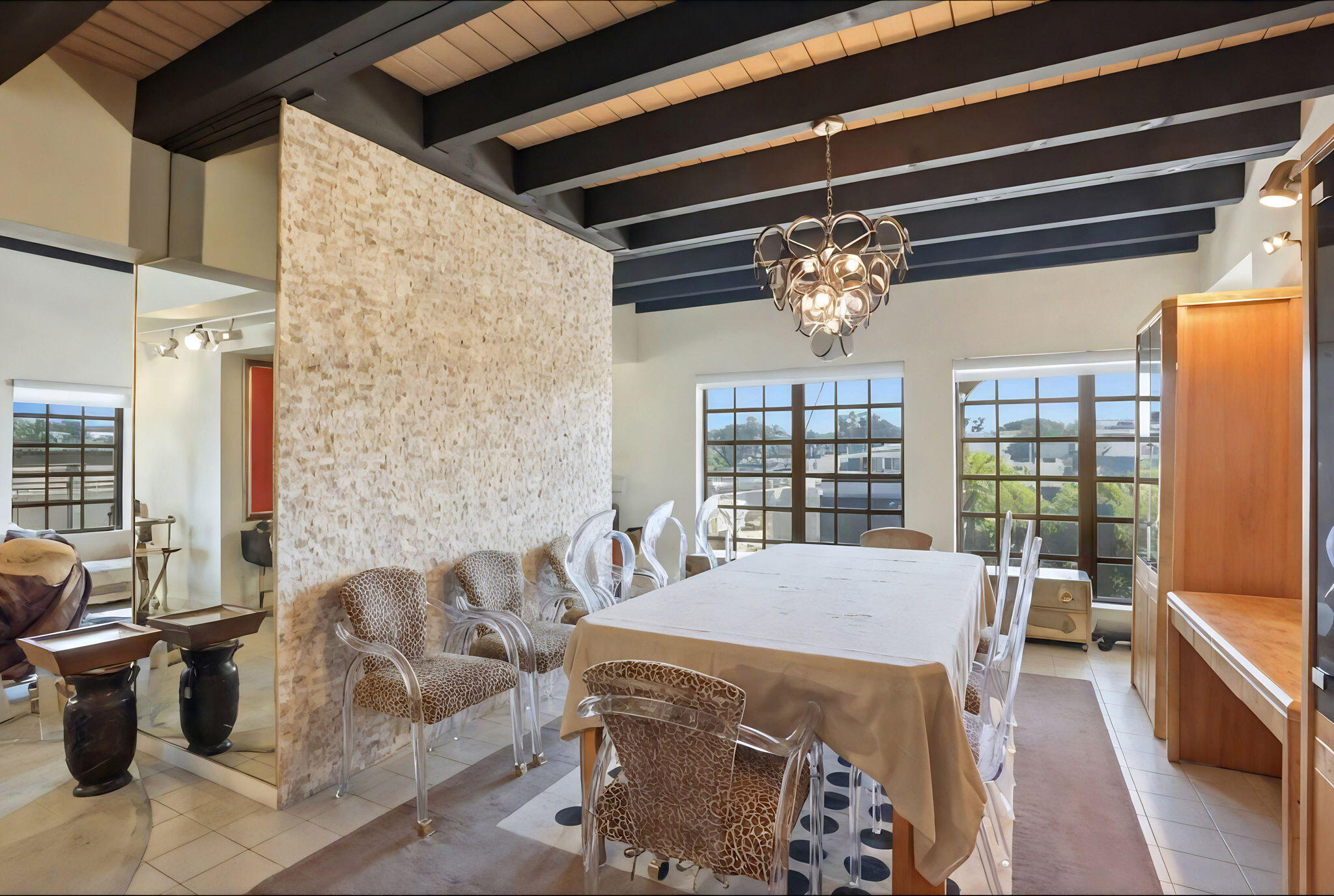 2850 Northeast 44th Street Lighthouse Point, FL 33064 - Photo 21 of 67 a view of a dining room with furniture window and outside view