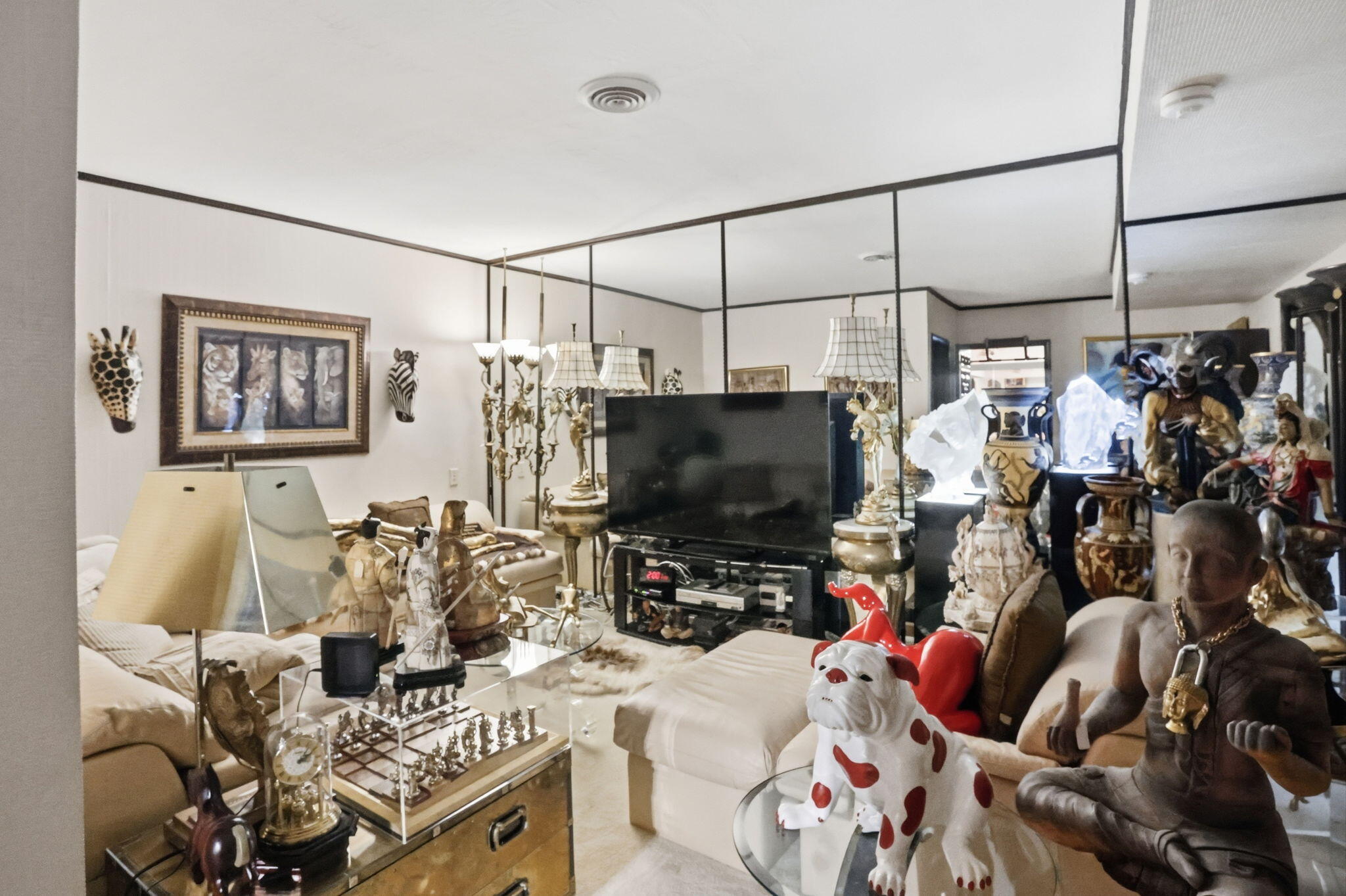 2850 Northeast 44th Street Lighthouse Point, FL 33064 - Photo 32 of 67 a living room with lots of furniture and a flat screen tv