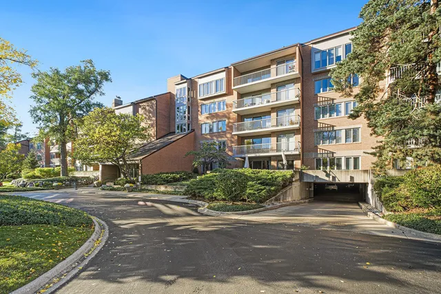 a front view of a building