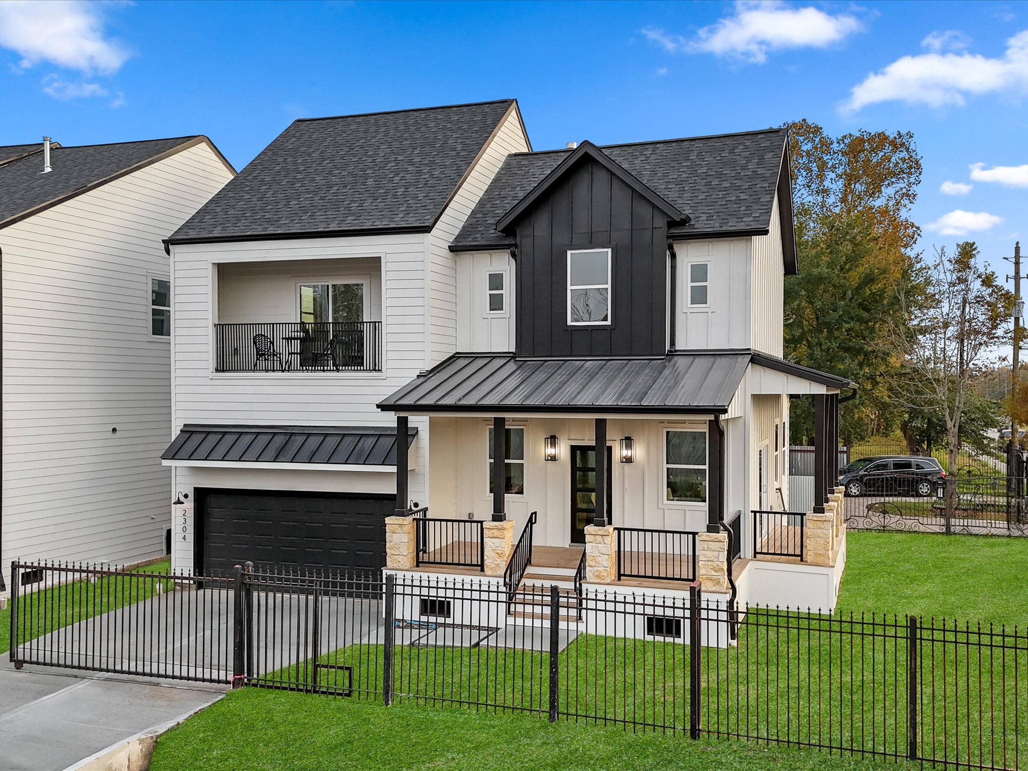 Unique Exterior with Large Yard