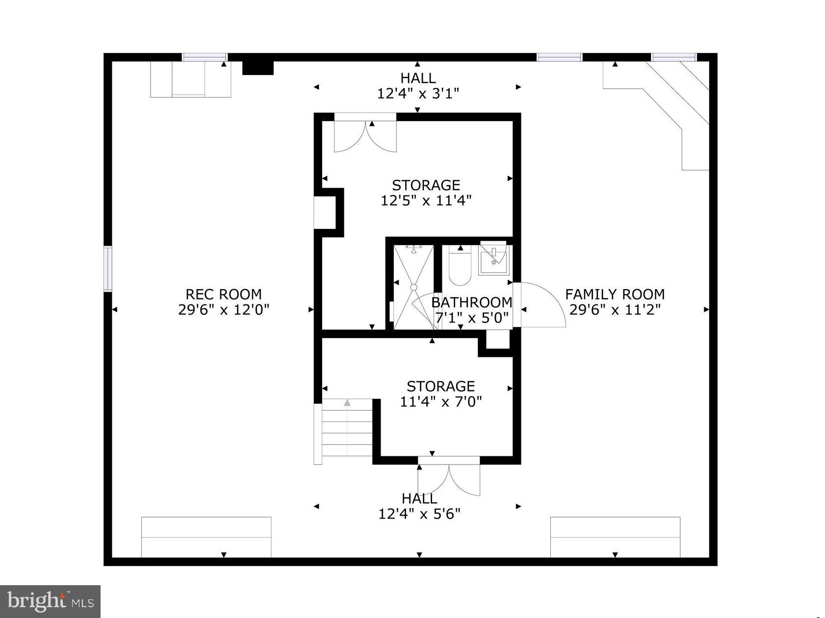 4007 West Braddock Road Alexandria, VA 22304 - Photo 50 of 52 Lower Level Floorplan