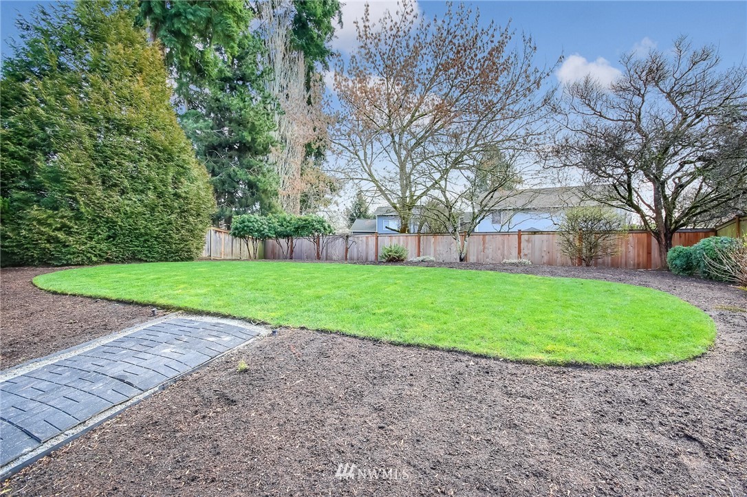 4405 Northeast 7th Street Renton, WA 98059 - Photo 26 of 27 a view of a backyard with large trees