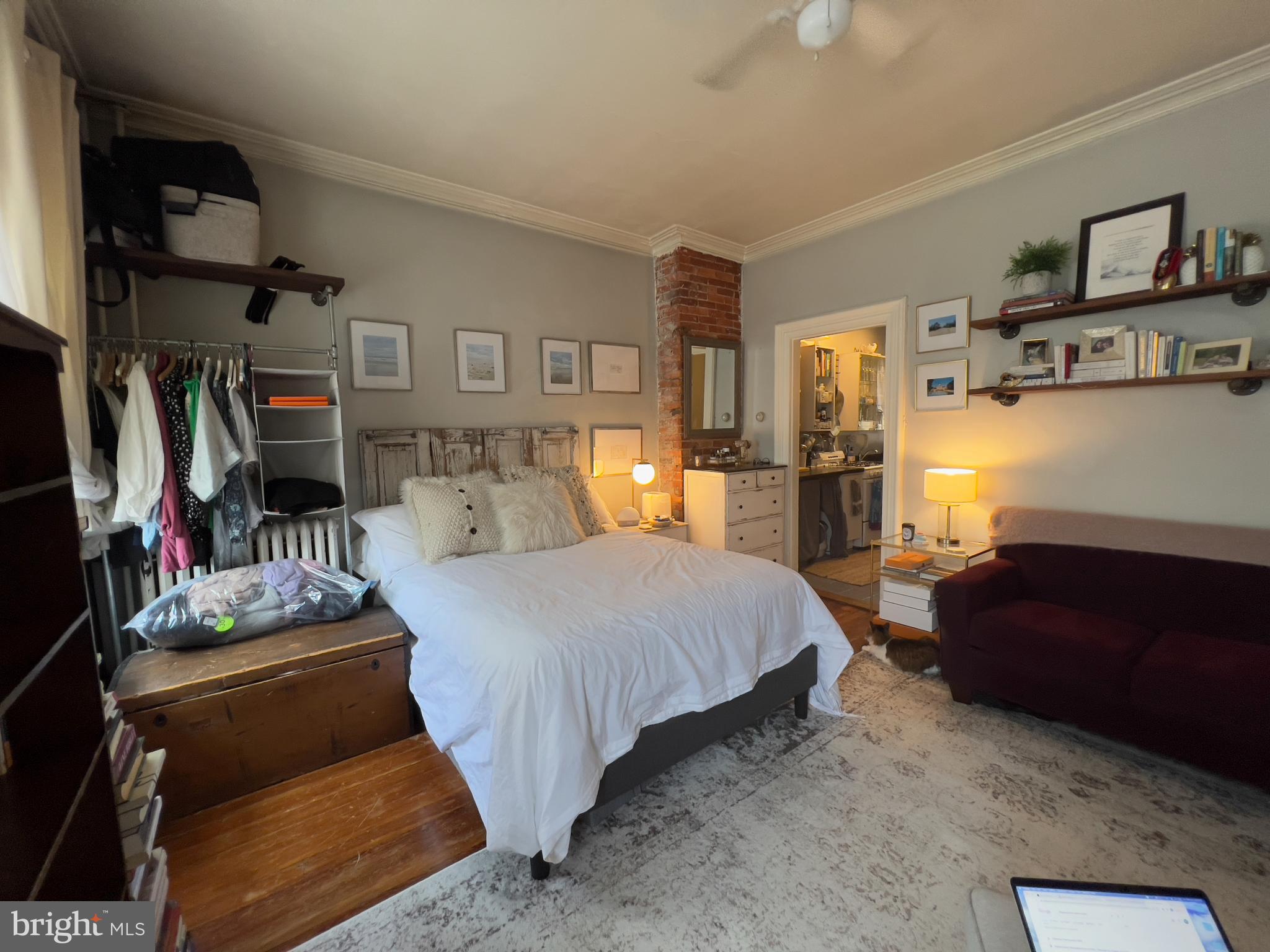 257 South 20th Street, Unit 2F Philadelphia, PA 19103 - Photo 14 of 29 a bedroom with a bed and closet