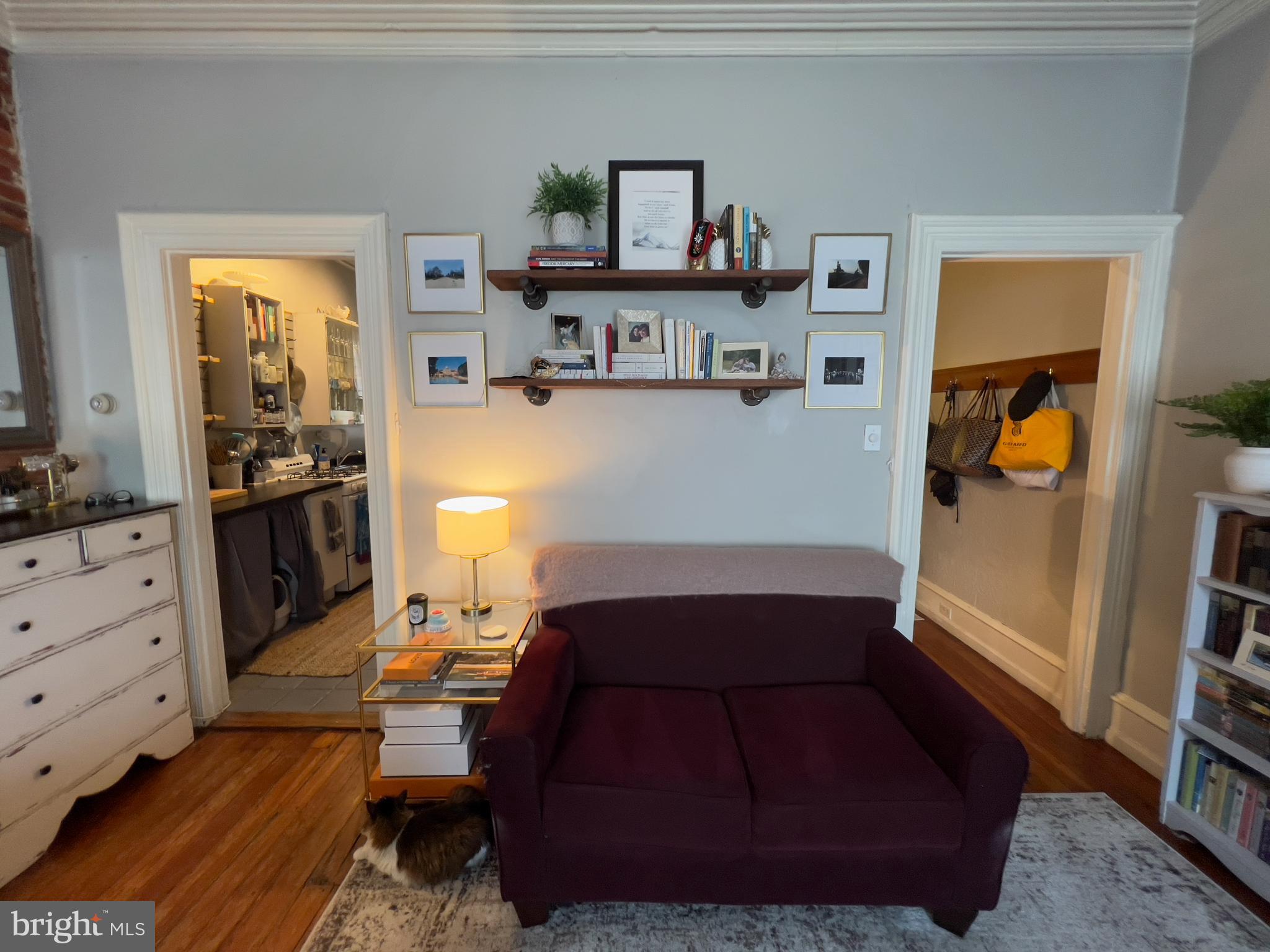 257 South 20th Street, Unit 2F Philadelphia, PA 19103 - Photo 23 of 29 a living room with furniture and a flat screen tv