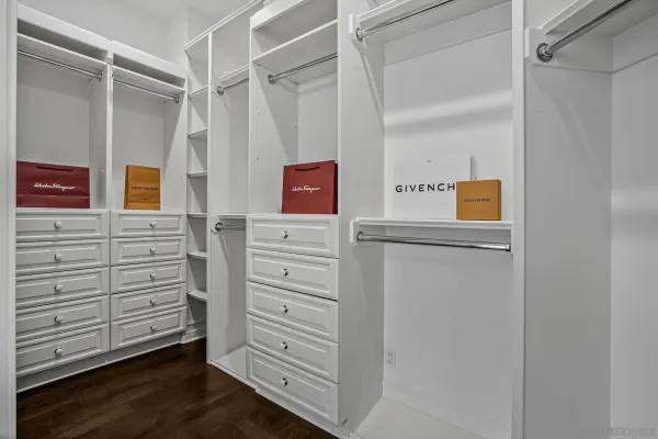 a view of walk in closet