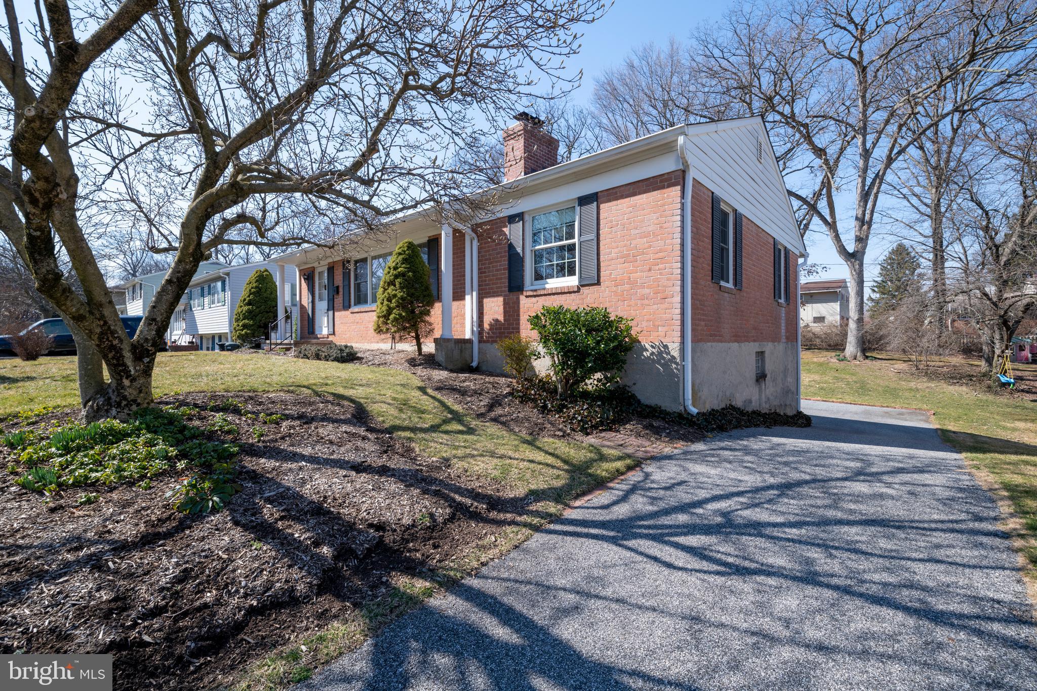 36 Croftley Road Lutherville-Timonium, MD 21093 - Photo 2 of 37 Driveway Leads To The Rear Entry Garage