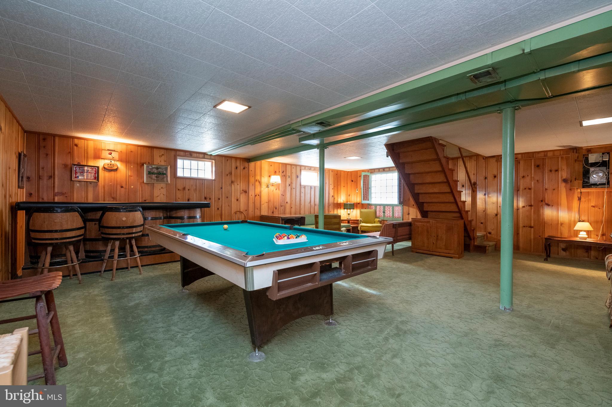 36 Croftley Road Lutherville-Timonium, MD 21093 - Photo 23 of 37 Pool Table and Bar