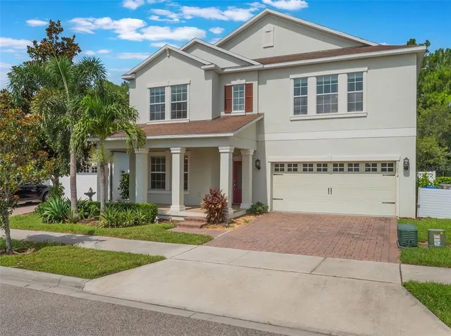 front view of house with a yard