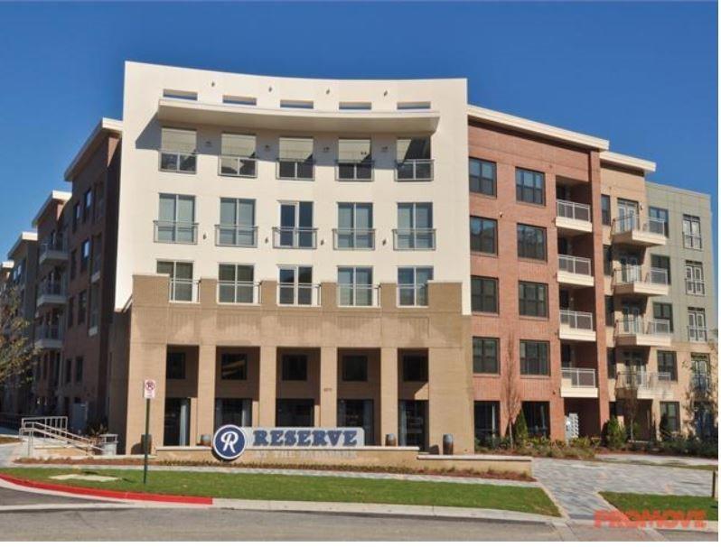 a front view of a building