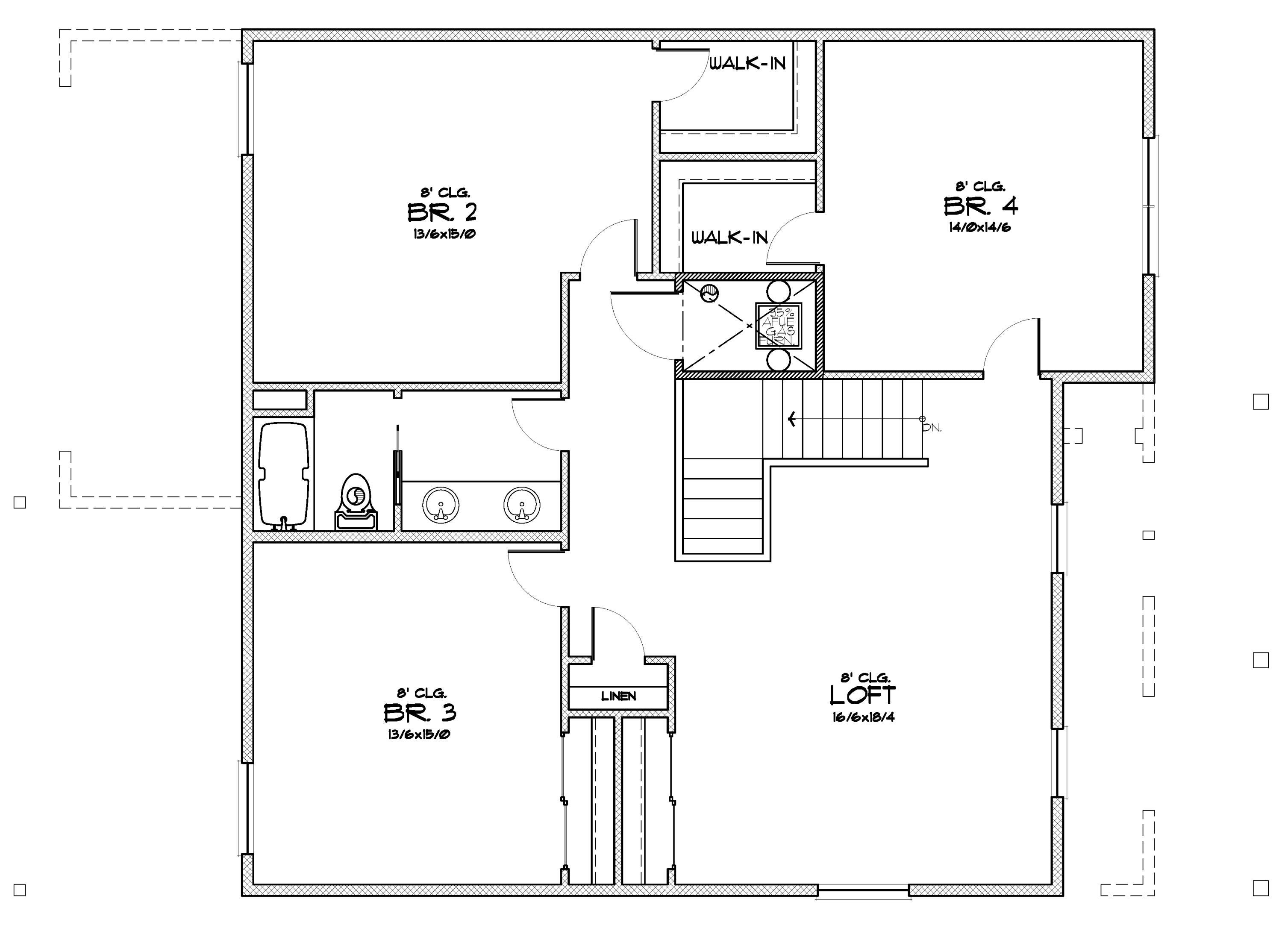 63349 O. B. Riley Road, Unit LOT 12 Bend, OR 97703 - Photo 23 of 23 Upper Floor Plan