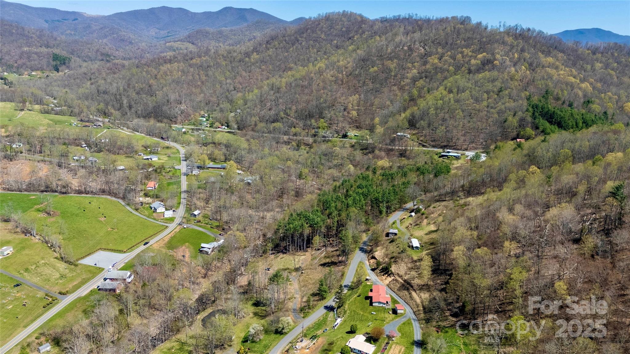 0 Pumpkin Patch Road Bakersville, NC 28705 - Photo 20 of 38 an aerial view of a house with a garden
