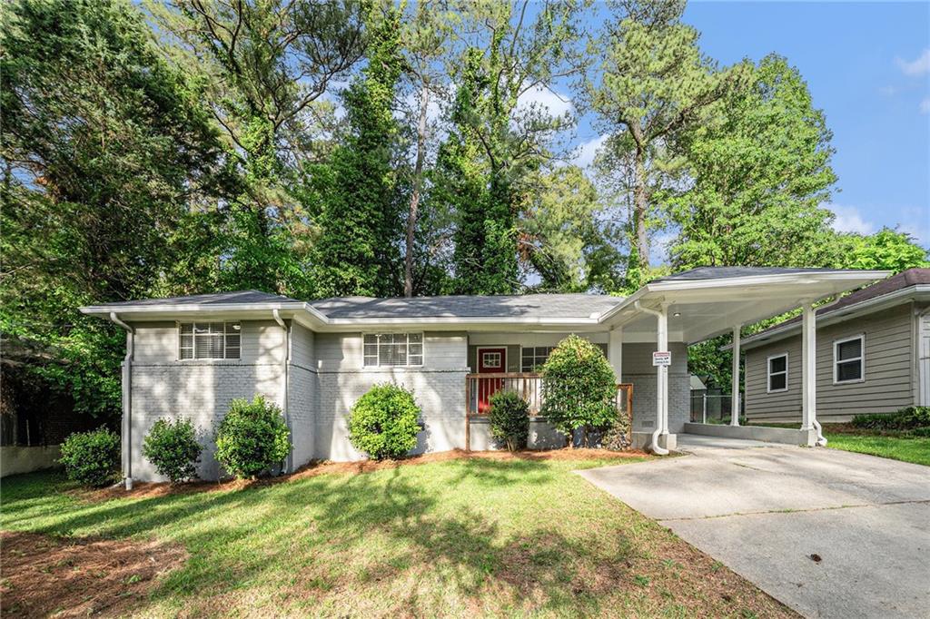 2044 Glendale Drive Decatur, GA 30032 - Photo 1 of 1 front view of a house with a yard